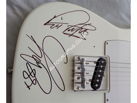 Status Quo Rick Parfitt Francis Rossi Signed Genuine Authentic Autograph Guitar