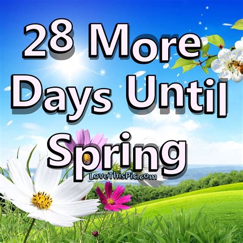 Countdown Until Spring Gayle Joanna
