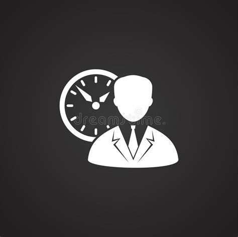 Time Icon On White Background For Graphic And Web Design, Modern Simple