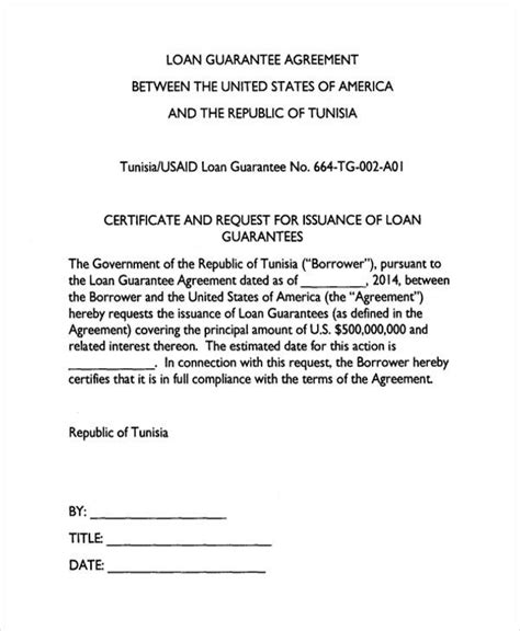 30 Sample Bank Guarantee Agreement Bank