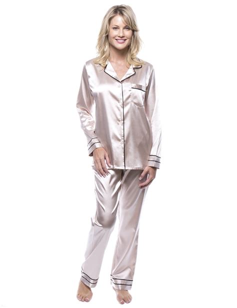 women s classic satin pajama set satin pajamas satin pyjama set fashion