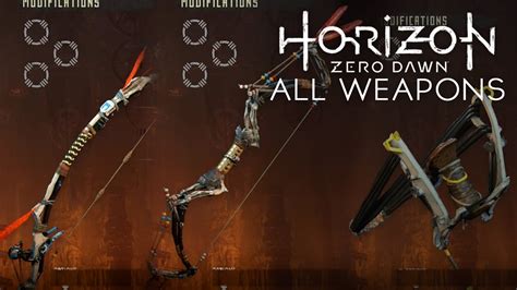 However, aloy can use other weapons such as slings, shotguns, and traps in order to adjust to. Horizon Zero Dawn - All Weapons/Tools/Equipments (Very ...