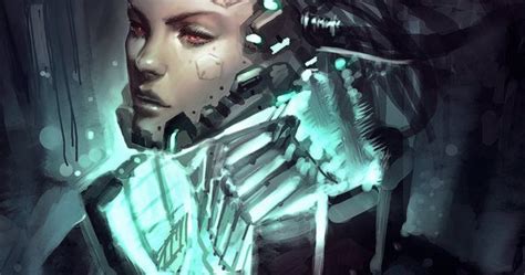 Cyborg Lady By Zeronis Cyberpunk Robot Girl Cyborg Futuristic