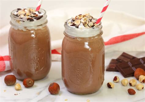 holiday milkshakes chocolate hazelnut milkshake hazelnut chocolate taste life