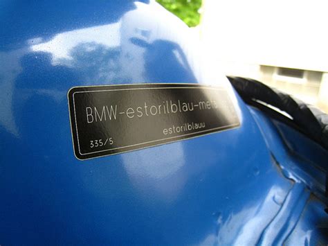 No do the bright thing for cars; Estoril Blue M3 now available...
