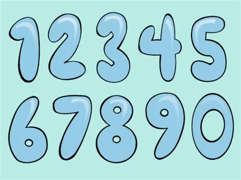 How To Draw Bubble Numbers Bubble Numbers Bubble Drawing Bubble Letters