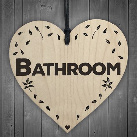 Decorative Bathroom Door Signs Toilet Brass Bathroom Door Sign