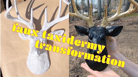 Easy Faux Deer Head Transformation Youtube