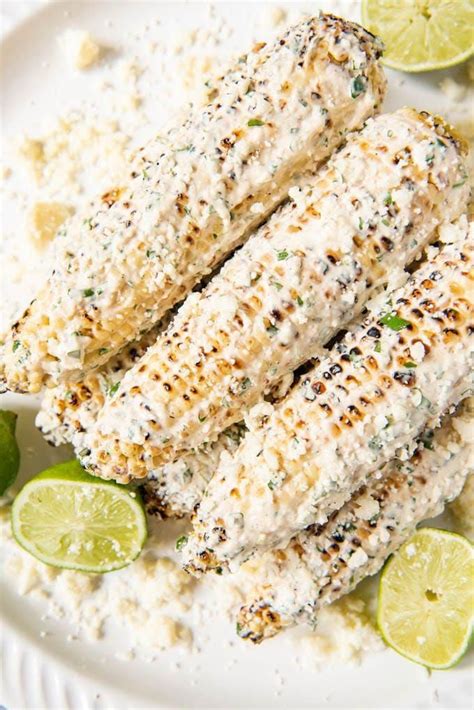 It's got charred corn kernels, creamy mayonnaise, smoky chili powder, tangy lime juice, and sharp cotija cheese. This grilled Mexican street corn recipe (elotes) is classic Mexican street food at it's best ...