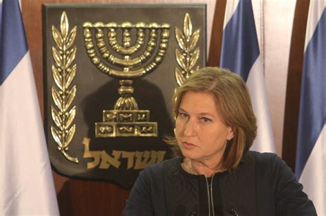 Livni Le Monde Mécoute Moi Pas Netanyahu The Times Of Israël