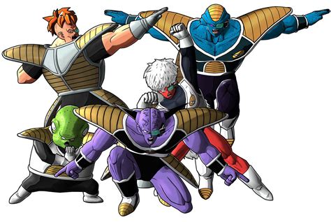 Ginyu Force Characters And Art Dragon Ball Z Battle Of Z Dragon
