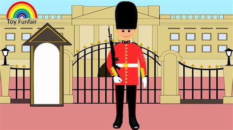 Guards Buckingham Palace Cartoon The Palace As It Is Today Comprises