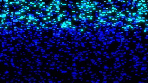 Blue Pixel Rain Black Background Animation Free Footage Hd Youtube