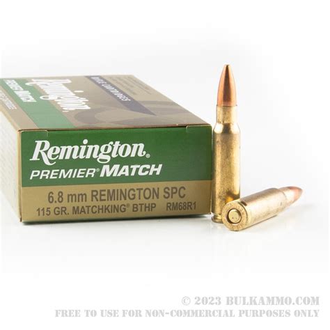 20 Rounds Of Bulk 68 Spc Ammo By Remington 115gr Hpbt