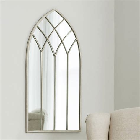 Cream Metal Arched Wall Mirror By Primrose And Plum