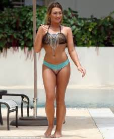 Lauren Goodger Shows Off Her Pert Derriere And Tiny Waist In Skimpy