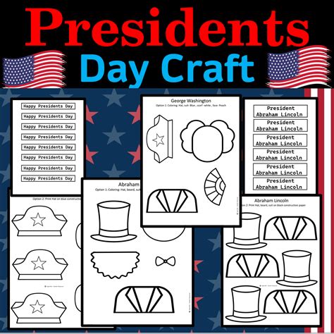 Presidents Day Craft Activities Made By Teachers