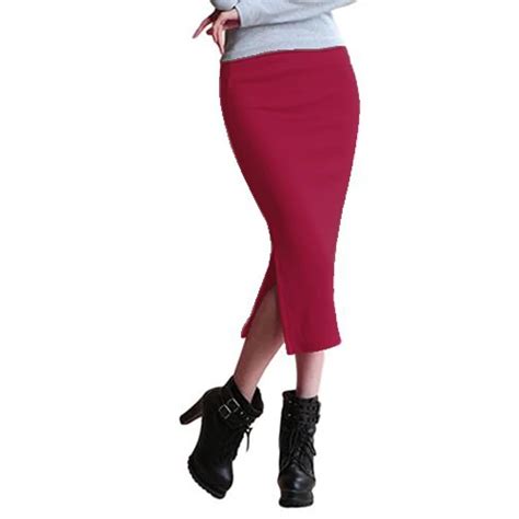 Buy Simpvale Stretch Slim Step Skirts Womens Pencil Skirt High Elastic Package