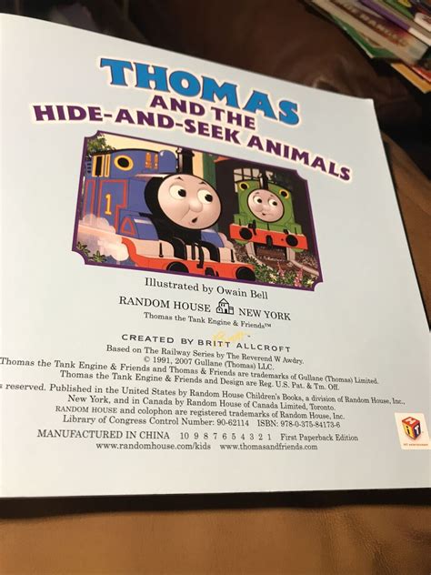 Thomas And The Hide And Seek Animals Thomas And Friends Thom By