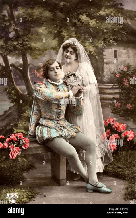 17th Century Romantic Wedding Couple Stock Photo Alamy