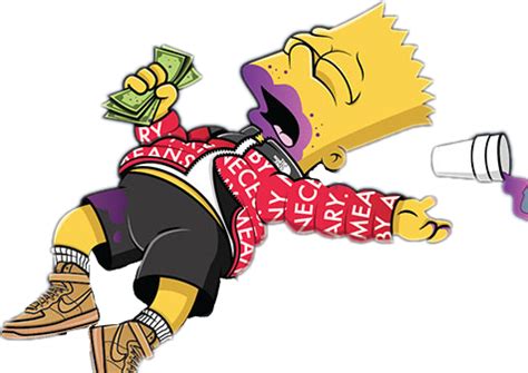 Feel free to use these black bart simpson supreme images as a background for your pc, laptop, android phone, iphone or tablet. Bart Trap Lean Codeine xanax molly marihuana Weed Drunk...
