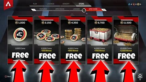 How To Get Free 1000 Apex Coins In Apex Legends Coins T Coin