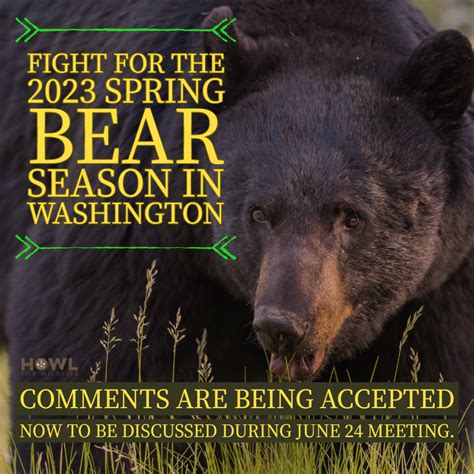 Spring Bear 2023 Howl For Wildlife