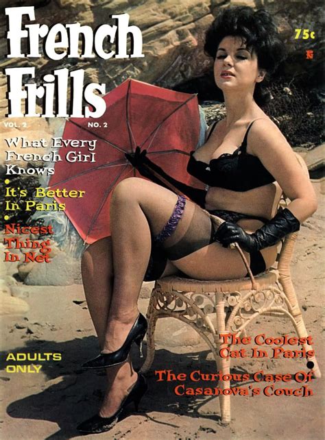 French Frills Vol2 No2 1962 Pin Up Girls Magazine And Books