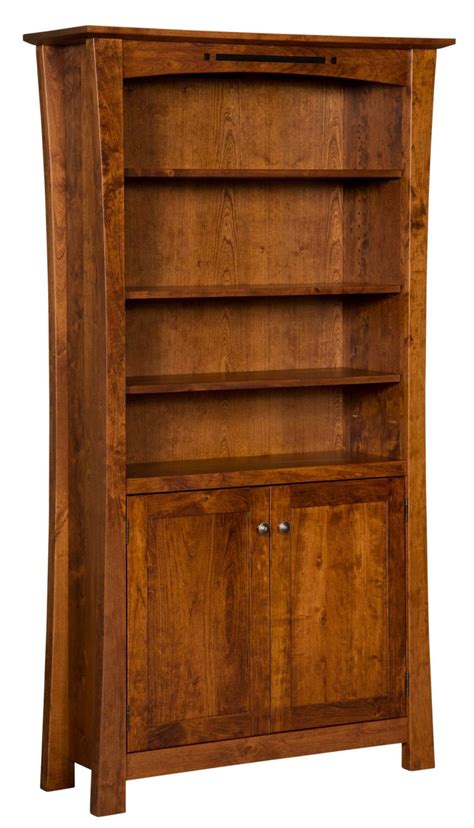 Arts And Crafts Bookcase Amish Solid Wood Bookcases Kvadro Furniture