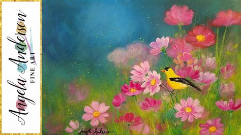Today i am painting colorful flower field painting from project 100 days / day #60in easy technique for beginners using acrylic paints.i hope you all enjoy w. Simple Step by Step Landscape Acrylic Painting FIELD of ...