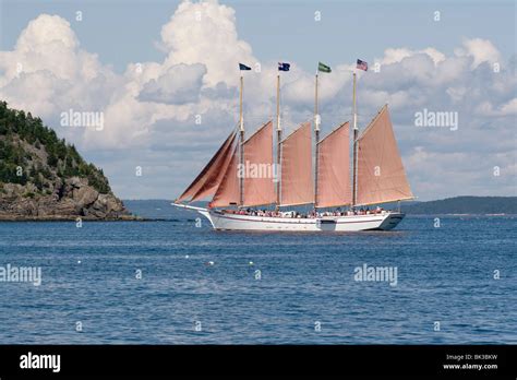 Four Masted Schooner High Resolution Stock Photography And Images Alamy