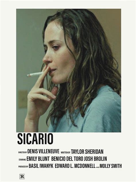 Sicario Movie Poster Canvas Print For Sale By Ordinarythings Redbubble