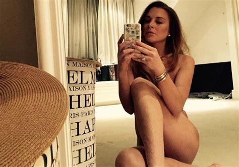 Lindsay Lohan Posts Nude Selfies To Celebrate Birthday The Fappening