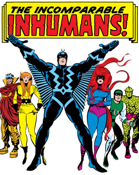 The Inhumans Comics Jack Kirby Classic Comics