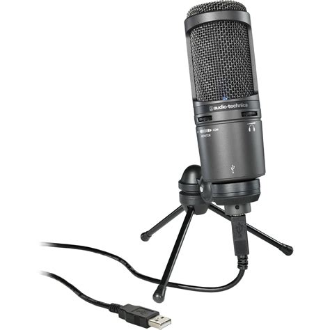 Audio-Technica AT2020USB+ Cardioid Condenser USB AT2020USB+ B&H