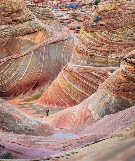 A Colorful Rock Formation In Arizona Usa Rpics