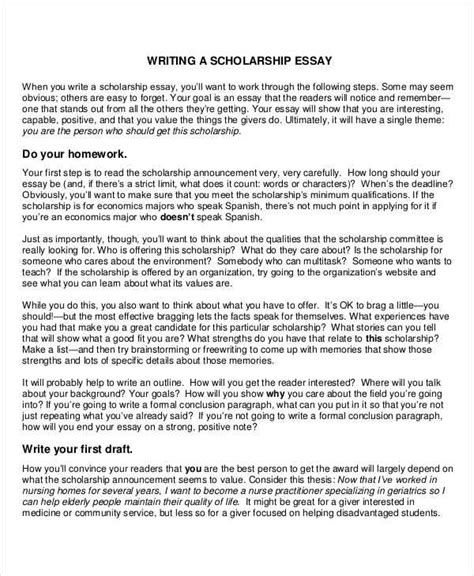 Scholarship Essay 20 Examples Format Pdf Examples