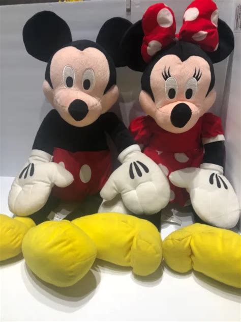Disney Mickey And Minnie Mouse Plush 30” Large Plush Very Good 59