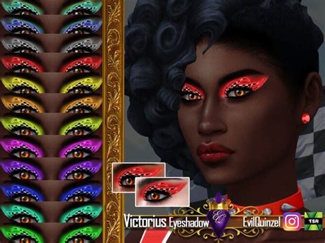 Victorius Eyeshadow By Evilquinzel At Tsr Sims 4 Updates