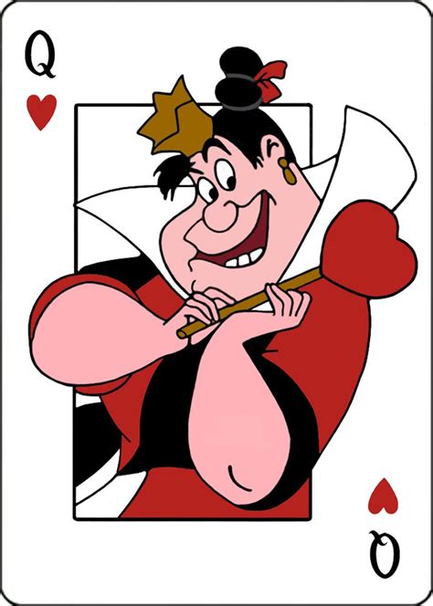 Queen Of Hearts Card Alice In Wonderland Cartoon Alice In Wonderland Artwork Wonderland Artwork