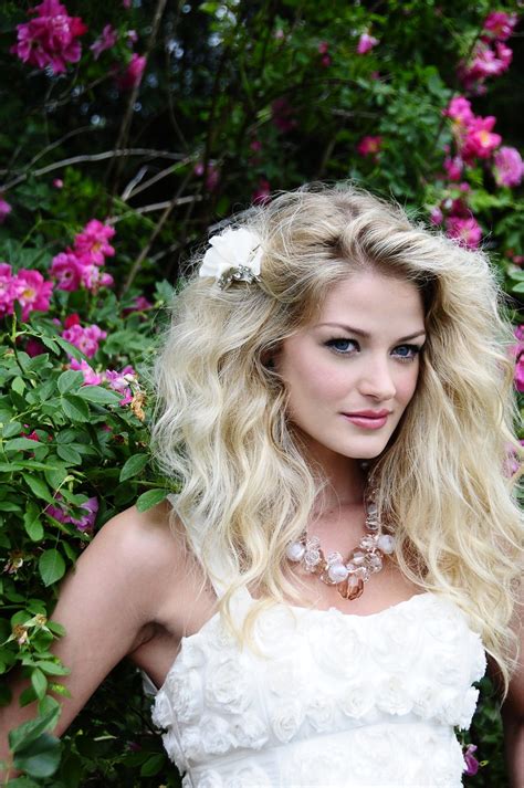 Bridal Hair And Make Up Blonde Bride Garden