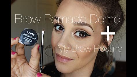 Dip Brow Pomade Tutorial Demo Tips Nyx Tameandframe Youtube