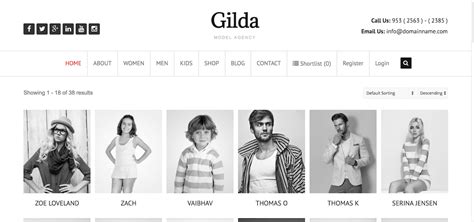 11 Best Model Agency Wordpress Themes 2023 Colorlib