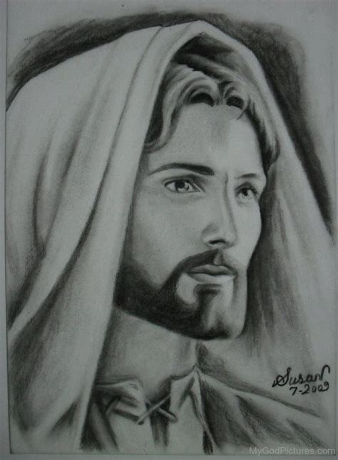 Jesus Christ Pencil Drawing At PaintingValley Com Explore Collection Of Jesus Christ Pencil