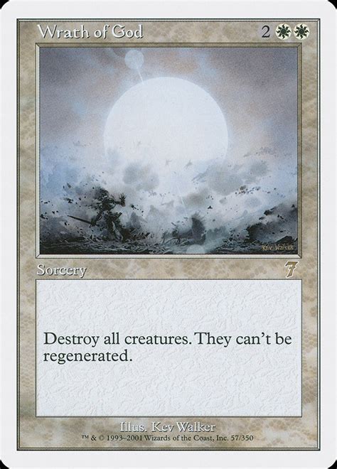 Wrath Of God Magic Card