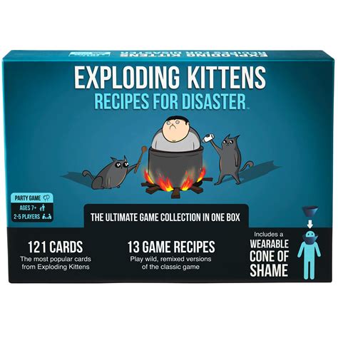 Buy Exploding Kittens Recipes For Disaster Deluxe Game Set By Exploding