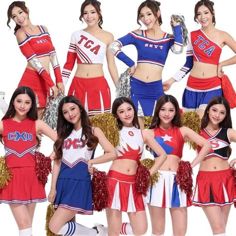 Buy Free Shipping Women Baseball Cheerleading Cheerleader Uniform Clothes Skirt