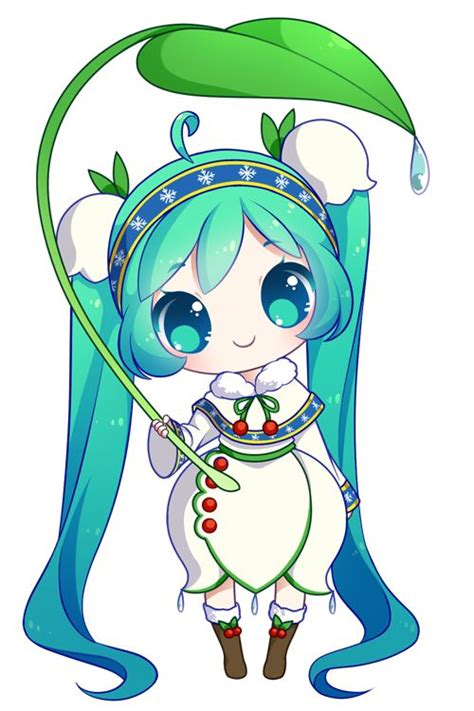 Free Snow Miku 2015 Pagedoll By Rimuu On Deviantart Chibi Anime