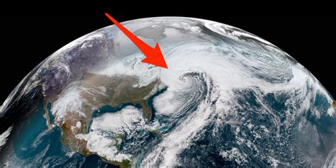 See The Bomb Cyclone Storm Hit The Northeast Us In Satellite Photos