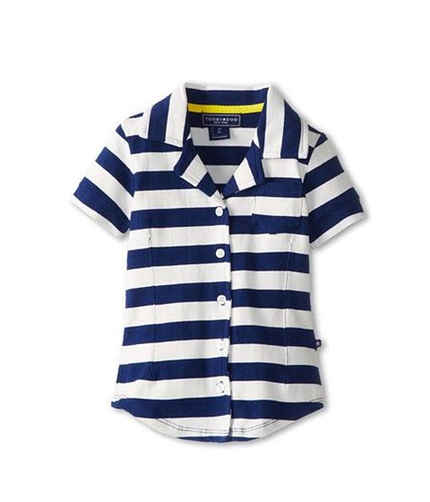Toobydoo Button Up Stripe Shirt Toddlerlittle Kidsbig Kids Shirts